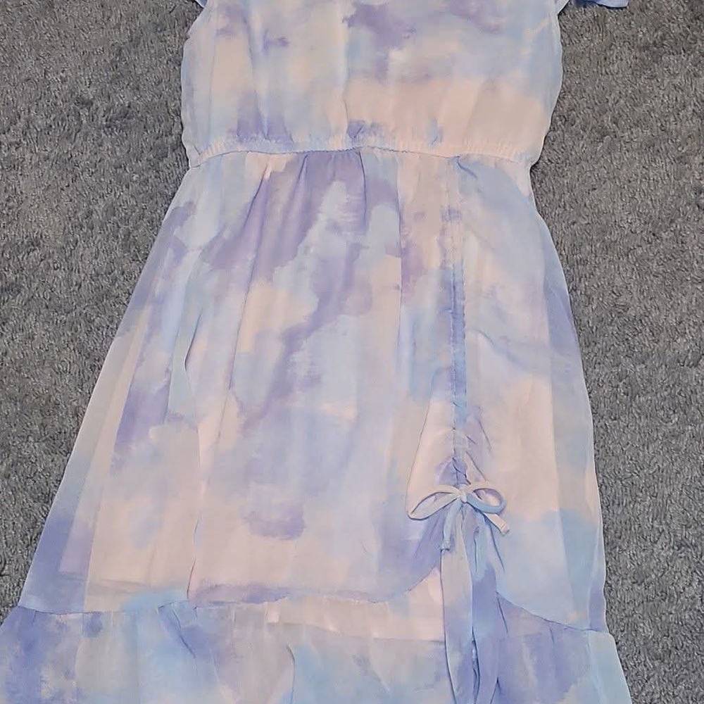 Pastel Tie-Dye Dress
